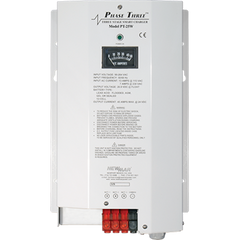 NewMar PT-25W Battery Charger; Phase Three Smart Series; For 12 Volt Gel-Cell/ 12 Volt Flooded Lead-Acid/ 12 Volt AGM Batteries; 3-Bank Charger; 90 To 132/ 180 To 264 Volt AC Power Supply; 3 Step Bulk/ Absorption/ Float; 25 Amp Output Current; 7.7 Inch Width x 4.3 Inch Depth x 12.5 Inch Height Overall Dimension; 50 To 250 Ampere Hour Battery Capacity; -10 To 60 Degree Celsius Operating Temperature; CG USCG CFR 183.410; With LED Audible Indicators/ Remote Panel/ 25 Feet Cable/ Plug-In Connector