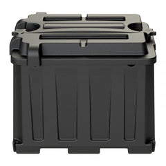 Noco HM426 Battery Box; Fits Dual 6 Volt Group Batteries; Black; Polyethylene Plastic; Full Flow Ventilation; With Captive Lid; Large Cable Entry Holes; Impact Resistant To -40 Degree Fahrenheit