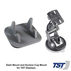 Truck System Technology (TST) TST-507-RV-4 Tire Pressure Monitoring System - TPMS; 507 Series; For Use On Rubber Or Metal Valve Stems And For RV And Trailer Applications; 4 Cap Sensors; 3-1/2 Inch TST Wide Screen Monochromatic Display; With Audio And Visual Alerts; With Two Installation Wrenches/ Rubber Display Mount/ Suction Cup Display Mount/ USB And 12 Volt Charging Capabilities/ Detailed User Manual/ One 507 Repeater