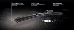 Trico Products Inc. 19-200 Windshield Wiper Blade -  Tech -  OE Replacement -  20 Inch -  Black