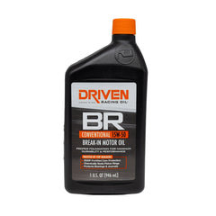 Driven Racing Oil/ Joe Gibbs 00106 - Break-In Oil -  BR Break-In -  Used To Provide Maximum Protection For Cams And Lifters During Initial Break-In -  SAE 15W-50 -  Conventional -  1 Quart Bottle -  Single