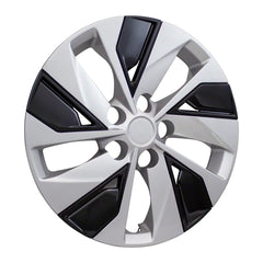 Coast2Coast: IWC53816SB Wheel Cover -  16 Inch -  5 Split Spoke -  Silver/ Black -  Plastic -  Set Of 4