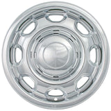 Coast2Coast: IWCIMP80X Wheel Skin -  IMPOSTOR ® -  17 Inch -  8 Spokes -  Snap-On -  Plated -  Chrome -  ABS Plastic -  Set Of 4