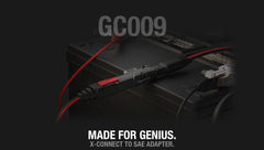 Noco GC009 Battery Charger Adapter; Fits Noco Marine Battery Charger Part Numbers G750/ G1100/ G3500/ G7200 And G4; SAE Adapter Connect To Old Battery Charger Accessories With Traditional SAE Connectors; Red/ Black; With Built In Fuse Protection