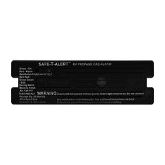 MTI Industry 30-441-P-BL Propane Leak Detector; Safe-T-Alert ™; Surface Mount Detector; Alerts To Leak With Beeping; 6-3/8 Inch Length x 2-7/8 Inch Height x 1 Inch Width; With Auto Reset; 12 Volt DC Hardwire; Black