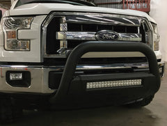 TrailFX B1607B Bull Bar -  TFX Bull Bars -  Powder Coated -  Black -  Steel -  3-1/2 Inch Diameter -  With Skid Plate -  Without Light Bar (Compatible With 1320151 Or 2DRS20CC01)