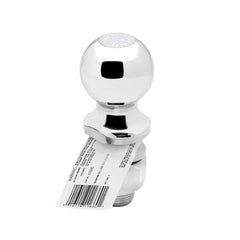 DRAW TITE - Trailer Hitch Ball; 2 Inch Ball; 7500 Gross Trailer Weight Capacity; 1 Inch Diameter 2-1/8 Inch Long Shank; Chrome; Steel; Single; Bulk - 63845