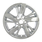 Coast2Coast: IWCIMP378X Wheel Skin -  IMPOSTOR ® -  17 Inch -  5 Double Spokes -  Snap-On -  Plated -  Chrome -  ABS Plastic -  Set Of 4