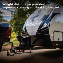 EQUALIZER - Weight Distribution Hitch; e2 ™; Round Bar; 800 Pound Tongue Weight; 8000 Pound Gross Trailer Weight; With Shank; Without Hitch Ball - 94-00-0800
