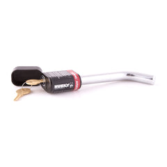 HUSKY TOWING - Trailer Hitch Pin; Bent Pin; 5/8 Inch Diameter; 26000 Pound Maximum Load Rating; 4 Inch Usable Pin Length; Chrome Plated; For Use With 3 Inch Receiver; Includes Dust Cover and 2 Keys - 33160