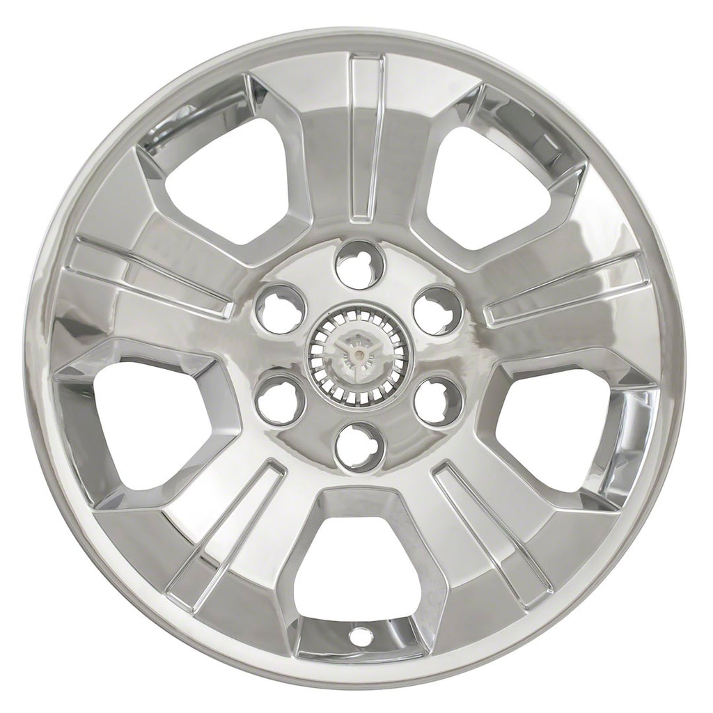 Coast2Coast: IWCIMP392X Wheel Skin -  IMPOSTOR ® -  18 Inch -  5 Spokes -  Snap-On/Center Retention -  Plated -  Chrome -  ABS Plastic -  Set Of 4