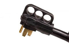 Hughes Auto PWD50-EPO Surge Protector; Protect From Damaging Low/ High Voltage Levels and Power Surges When Connected To Campground Power Supply; Portable; 4800 Joules Of Advanced Surge Protection; 50 Amp; Bluetooth Connectivity; With Fault Indicator Light And Emergency Power Off; With Plug Head Handle Grip; Smart Technology Compatible