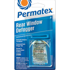 Permatex 21351 Interior Rear View Mirror Adhesive; Rear Window Defogger Electrically Conductive Tab