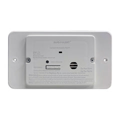 MTI Industry 62-542-WT-TR Carbon Monoxide Detector; Safe-T-Alert ™; Flush Mount Detector; Alerts To Leak With Beeping; Without Digital Display; 13.8 Volt DC; White; 4-1/2 Inch Width x 3-1/4 Inch Height x 1-1/4 Inch Thick; With Trim Ring
