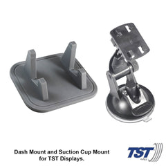 Truck System Technology (TST) TST-507-FT-6-C Tire Pressure Monitoring System - TPMS; 507 Series; For Use On Metal Valve Stems And For RV And Trailer Applications; 6 Flow Thru Sensors; 3-1/2 Inch TST Wide Screen Color Display; With Audio And Visual Alerts; With Two Installation Wrenches/ Rubber Display Mount/ Suction Cup Display Mount/ USB And 12 Volt Charging Capabilities/ Detailed User Manual/ One 507 Repeater