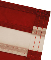 Taylor Made 8418 Flag -  Marine Series -  Sewn 50 Star Flag -  18 Inch Length x 12 Inch Height -  Nylon Fabric -  With Brass Grommets -  Four Needle Flyend
