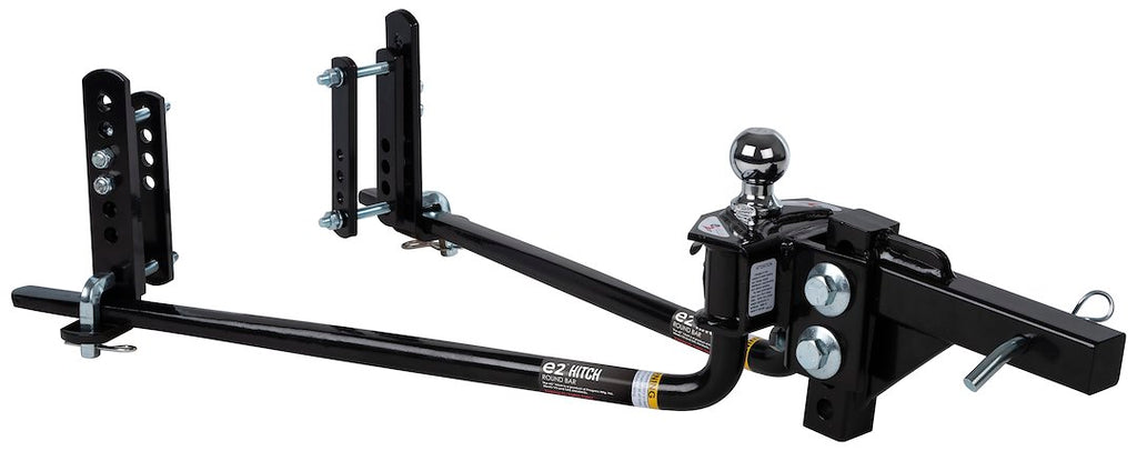 EQUALIZER - Weight Distribution Hitch; e2 ™; Round Bar; 800 Pound Tongue Weight; 8000 Pound Gross Trailer Weight; With Shank; Without Hitch Ball - 94-00-0800