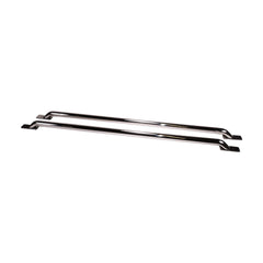 TrailFX D0006S Bed Side Rail -  TFX Bed Rails -  Stake Pocket Mount -  Polished -  Stainless Steel -  Without Tie Down -  Not Compatible With Tool Box -  Drilling Required
