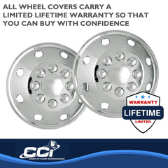 Coast2Coast: IWCAL160SS Wheel Cover -  16 Inch -  Stainless Steel -  Set Of 4
