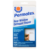 Permatex 09117 Rear Window Defroster Repair Kit; Use To Repair Damaged Rear Window Defogger Grids And Tabs; Single