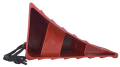 Valterra A10-0908 Wheel Chock -  Red -  Plastic -  Single