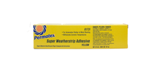Permatex 81731 Weatherstripe Adhesive; Used To Bond Metal/ Door/ Trunk Moldings/ Automotive Weatherstripping/ Auto Or Van Carpeting/ Fabric-Backed Vinyl Upholstery; 5 Ounce Tube; Paste; Single