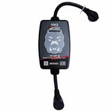 Hughes Auto PWD30-EPO Surge Protector; Protect From Damaging Low/ High Voltage Levels and Power Surges When Connected To Campground Power Supply; Portable; 2400 Joules Of Advanced Surge Protection; 30 Amp; Bluetooth Connectivity; With Fault Indicator Light And Emergency Power Off; With Plug Head Handle Grip