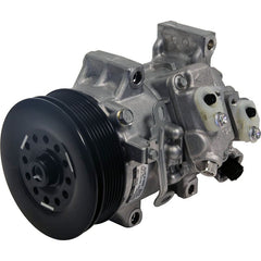 Denso 471-1632 - Air Conditioner Compressor; OE-Replacement; Uses R134A Refrigerant; With 115 Millimeter Diameter Clutch And OE-Specified Oil; Serpentine Belt Pulley