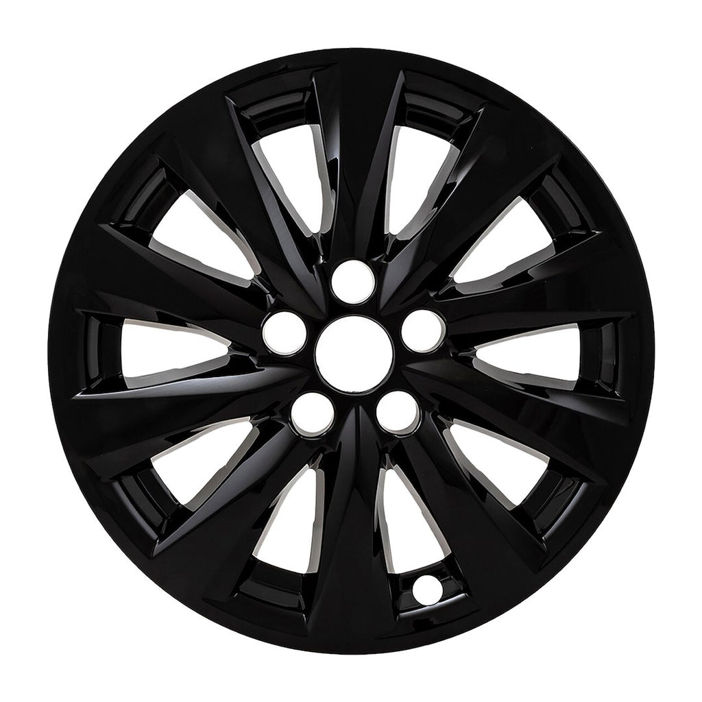 Coast2Coast: IMP448BLK Wheel Skin -  IMPOSTOR ® -  17 Inch -  10 Spokes -  Snap-On -  Painted -  Gloss Black -  ABS Plastic -  Set Of 4