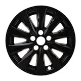 Coast2Coast: IMP448BLK Wheel Skin -  IMPOSTOR ® -  17 Inch -  10 Spokes -  Snap-On -  Painted -  Gloss Black -  ABS Plastic -  Set Of 4