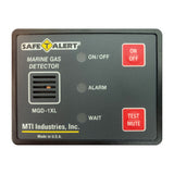 MTI Industry MGD-1XL Boat Monitoring System; Safe-T-Alert ™; For Detecting Gas Fume/ Fire/ Flood With Alarm And Monitoring Bilge Pump Activity/ Bilge Water Level/ High Heat; Surface Mount; 12 Volt DC Power Supply; 3-1/4 Inch Width x 2-3/4 Inch Height x 3/4 Inch Depth; Black; With 20 Foot Connector Wire And Sensor Block