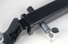C.T. JOHNSON - Trailer Coupler Lock; Flush Lock Design; 5/8 Inch Pin Diameter Hitch Lock For 2-1/2 Inch x 2-1/2 Inch/ 3-5/8 Inch Span Class 5 Receiver; Black; Nickel Chrome Finish - RH5-XL
