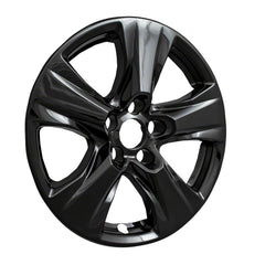 Coast2Coast: IWCIMP434BLK Wheel Skin -  IMPOSTOR ® -  17 Inch -  5 V Spokes -  Snap-On -  Painted -  Gloss Black -  ABS Plastic -  Set Of 4
