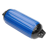Taylor Made 951520 Boat Fender -  Super Gard -  Smooth -  Cylinder -  5-1/2 Inch Diameter x 20 Inch Length For 15 Foot To 20 Foot -  Mid Atlantic Blue -  Vinyl -  With Built-In Rubber Football Needle Valve -  Single -  For Marine Applications