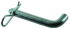 JR PRODUCTS - Trailer Hitch Pin; Bent Pin; 5/8 Inch Diameter; 2-7/8 Inch Usable Length; For Use With Class III Hitches; With Clip; Chrome Plated; Steel - 1074