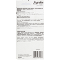 Permatex 80050 Adhesive Sealant; Use To Seal/ Bond/ Repair/ Mend And Secure Glass/ Metal/ Plastics/ Fabric/ Vinyl/ Weather Stripping/ Vinyl Tops/ Windshields/ Door Frames/ Electrical Wiring/ Seams And Roofs; 3 Ounce Tube; -75 Degree Fahrenheit To +400 Degree Fahrenheit; Single; Not Recommended For Engine Gasket Applications
