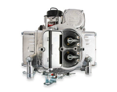 Holley Performance 0-80457S Carburetor; 4 Barrel; 600 Cubic Feet Per Minute (CFM); Square Bore Flange; Electric Choke; Vacuum Secondaries; Gasoline; Shiny Zinc