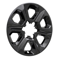 Coast2Coast: IWCIMP413BLKN Wheel Skin -  IMPOSTOR ® -  17 Inch -  6 Spokes -  Snap-On -  Painted -  Gloss Black -  ABS Plastic -  Set Of 4