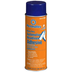 Permatex 27828 Trim and Upholstery Adhesive; Used To Bond Headliners/ Carpets/ Trunk Linings/ And Inside Door Panels; 20 Ounce Aerosol Can; Single