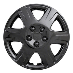 Coast2Coast: IWC42215BLK Wheel Cover -  15 Inch -  6 Spoke -  Gloss Black -  Plastic -  Set Of 4 -  Spring Steel Clip