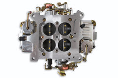 Holley Performance 0-4779S Carburetor; Double Pumper ® Model 4150 ™; 4 Barrel; 750 Cubic Feet Per Minute (CFM); Square Bore Flange; Manual Choke; Mechanical Secondaries; Gasoline; Shiny Zinc