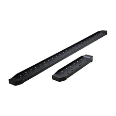 TrailFX RBV10B Running Board -  TFX Running Boards -  Powder Coated -  Black -  Steel -  Unlighted -  Frame Body Mount Bolts -  32 Inch Driver/ 96 Inch Passenger Lengths -  300 Pound Capacity