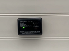 MTI Industry 20-441-P-BL Propane Leak Detector; Safe-T-Alert ™; Surface Mount Detector; Alerts To Leak With Beeping; With Auto Reset; 12 Volt DC Hardwire; Black