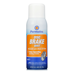 Permatex 80077 Brake Anti Squeal; Used In Automotive Disc Brakes/ Outboard And Inboard Pads For Disc Braking Systems/ Disc Brake Pads Without Anti-Squeal Shims; Liquid; 12 Ounce Aerosol Can; Single