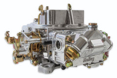 Holley Performance 0-4779S Carburetor; Double Pumper ® Model 4150 ™; 4 Barrel; 750 Cubic Feet Per Minute (CFM); Square Bore Flange; Manual Choke; Mechanical Secondaries; Gasoline; Shiny Zinc