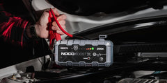 Noco GBX75 Battery Portable Jump Starter; UltraSafe ®; 12 Volt Lead-Acid Batteries; 2500 Amp Peak; With LED Flash Light; USB Port For Charging Smartphones/ Tablets/ Laptops/ Wearables And 60 Watt USB-C Input/ Output Connection; With Integrated HD Precision Battery Clamps/ 24 Inch USB-A To USB-C Cable/ 24 Inch 12 Volt To USB-C Cable/ Microfiber Storage Bag