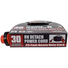 Valterra A10-3025ED Power Cord -  Mighty Cord ™ -  Power Supply Cord -  3 Prong -  Single Detachable Outlet With Locking Ring -  30 Amp -  25 Foot Length -  Black -  With Finger Grip Handle on Male End -  cETL Listed