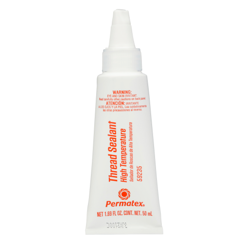 Permatex 59235 Thread Sealant; Use With Head Bolts Into Through Holes/ Oil PSI Sending Units/ Sensors/ Oil And Coolant Lines/ Fuel Fittings/ Rear Axle Fill Plug/ Brake And Power Steering Fittings; 50 Milliliter Tube
