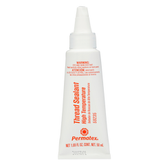 Permatex 59235 Thread Sealant; Use With Head Bolts Into Through Holes/ Oil PSI Sending Units/ Sensors/ Oil And Coolant Lines/ Fuel Fittings/ Rear Axle Fill Plug/ Brake And Power Steering Fittings; 50 Milliliter Tube