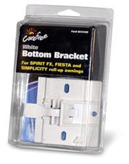 Carefree RV 901019W - Awning Bracket -  Fits Front Or Rear Arm For Spirit/ Fiesta/ Simplicity/ Pioneer Awnings -  Bottom -  White -  Single